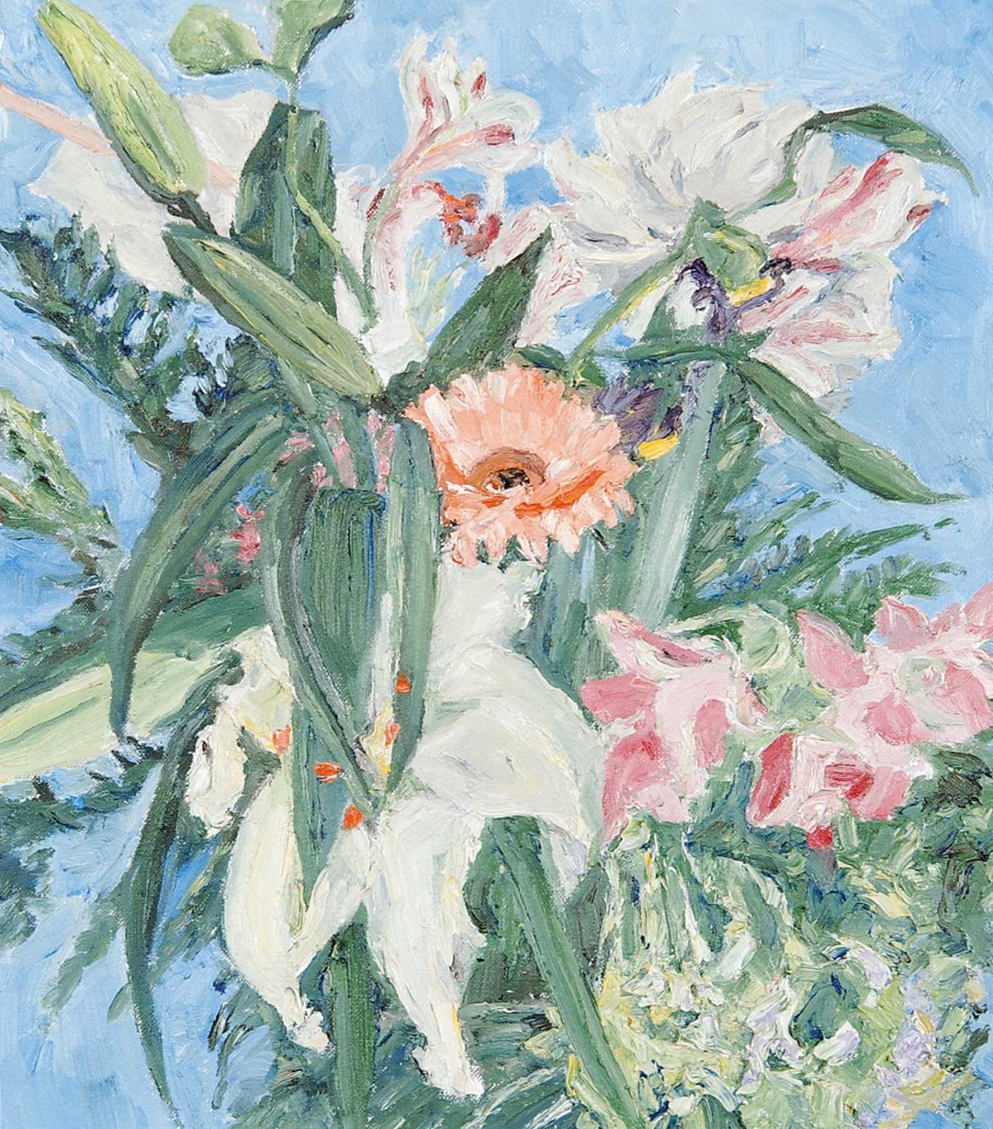 Dorothy Elsie Knowles (1927-2001) - White Lilies