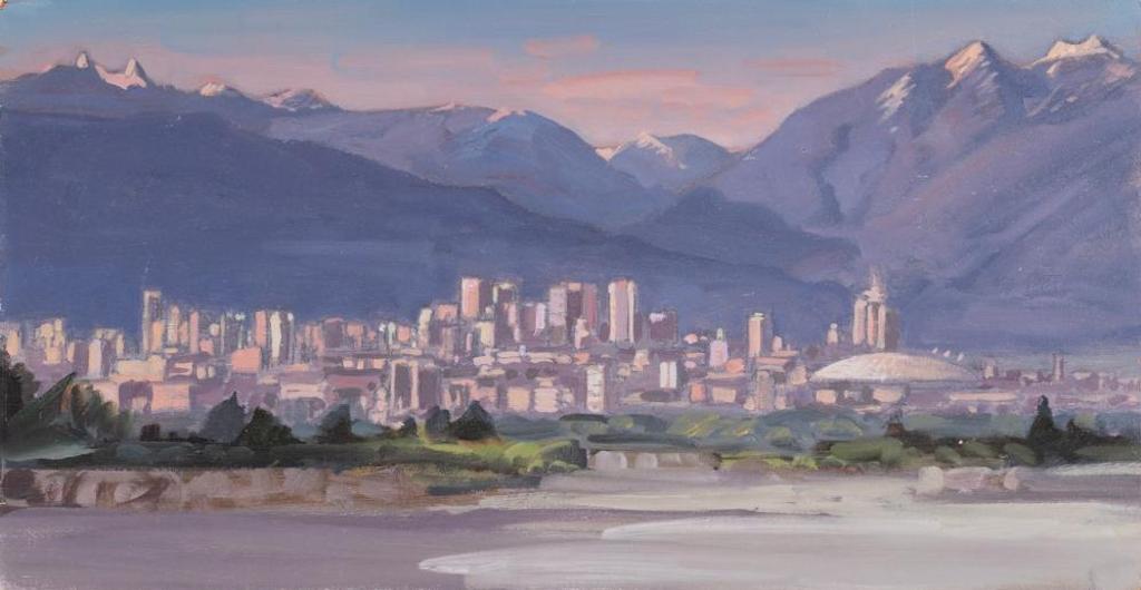 Peter Maxwell Ewart (1918-2001) - Untitled - Vancouver Skyline