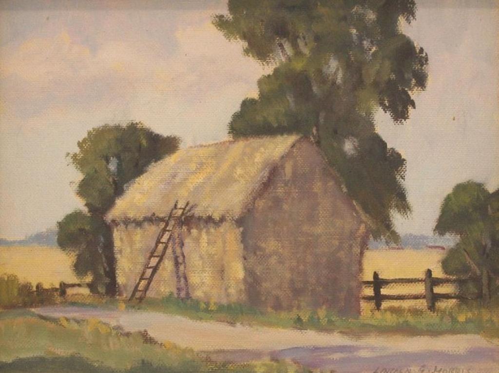Lincoln Godfrey Morris (1887-1967) - Barn Scene