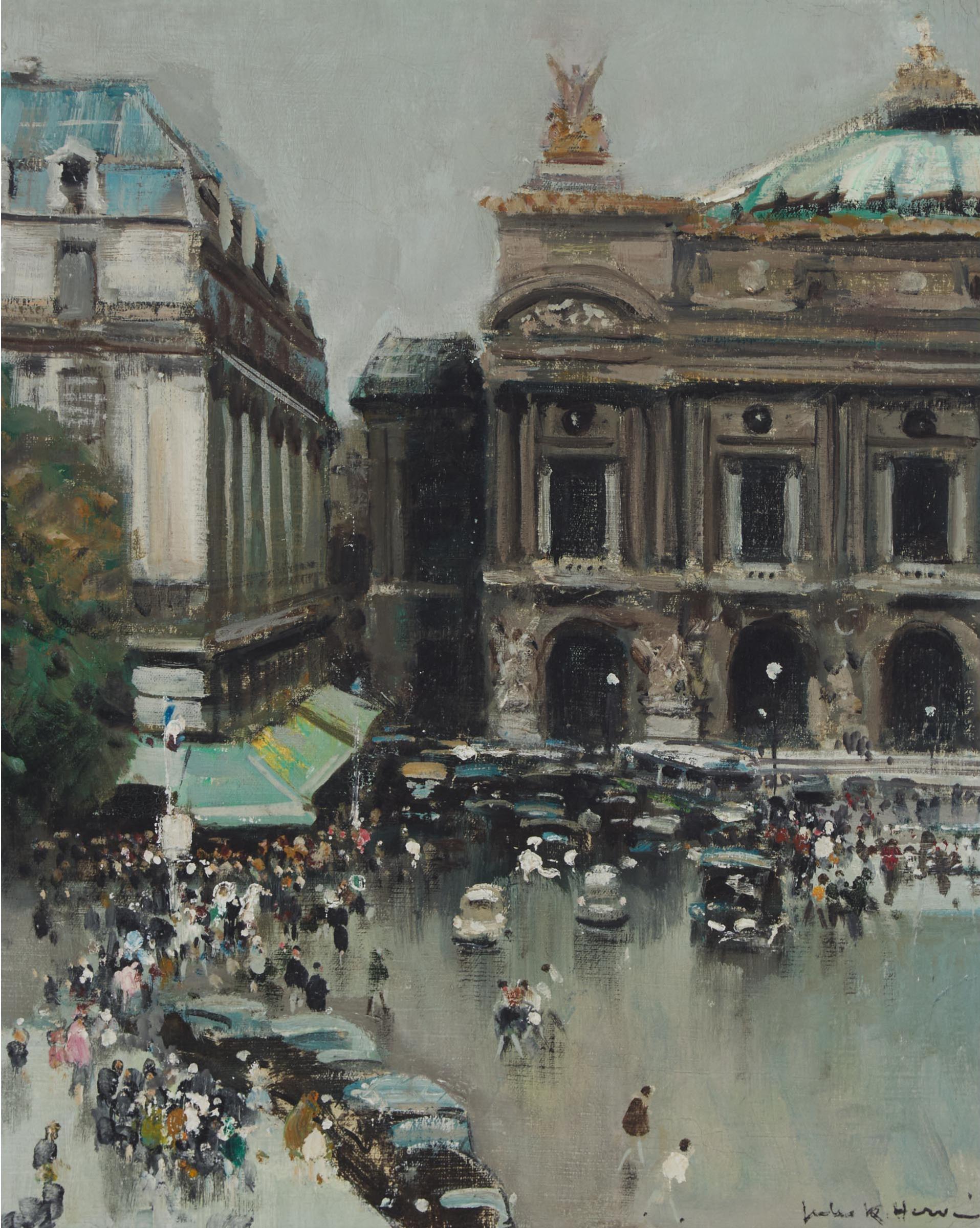 Jules Rene Herve (1887-1981) - Untitled (Palais Garnier)