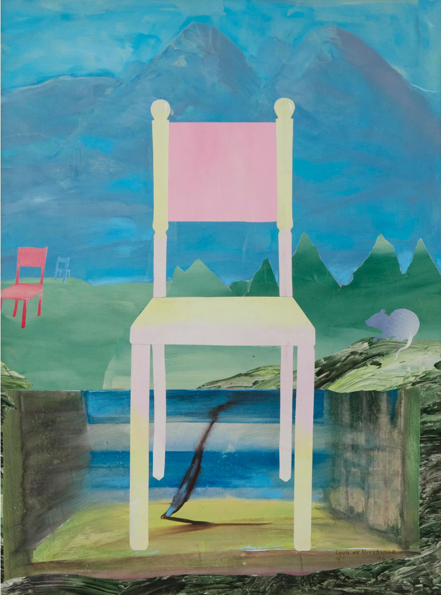 Louis de Niverville (1933-2019) - A CHAIR, 1986