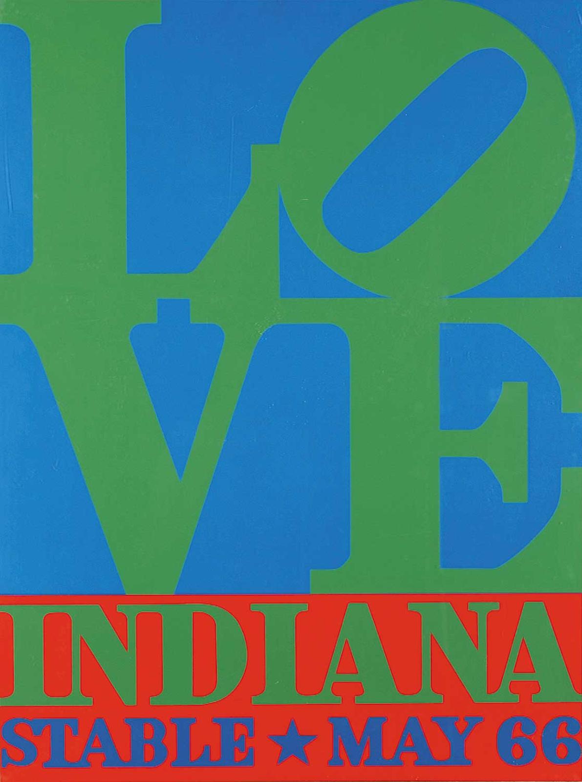 Robert Indiana (1928-2018) - Love - Indiana, Stable, May '66