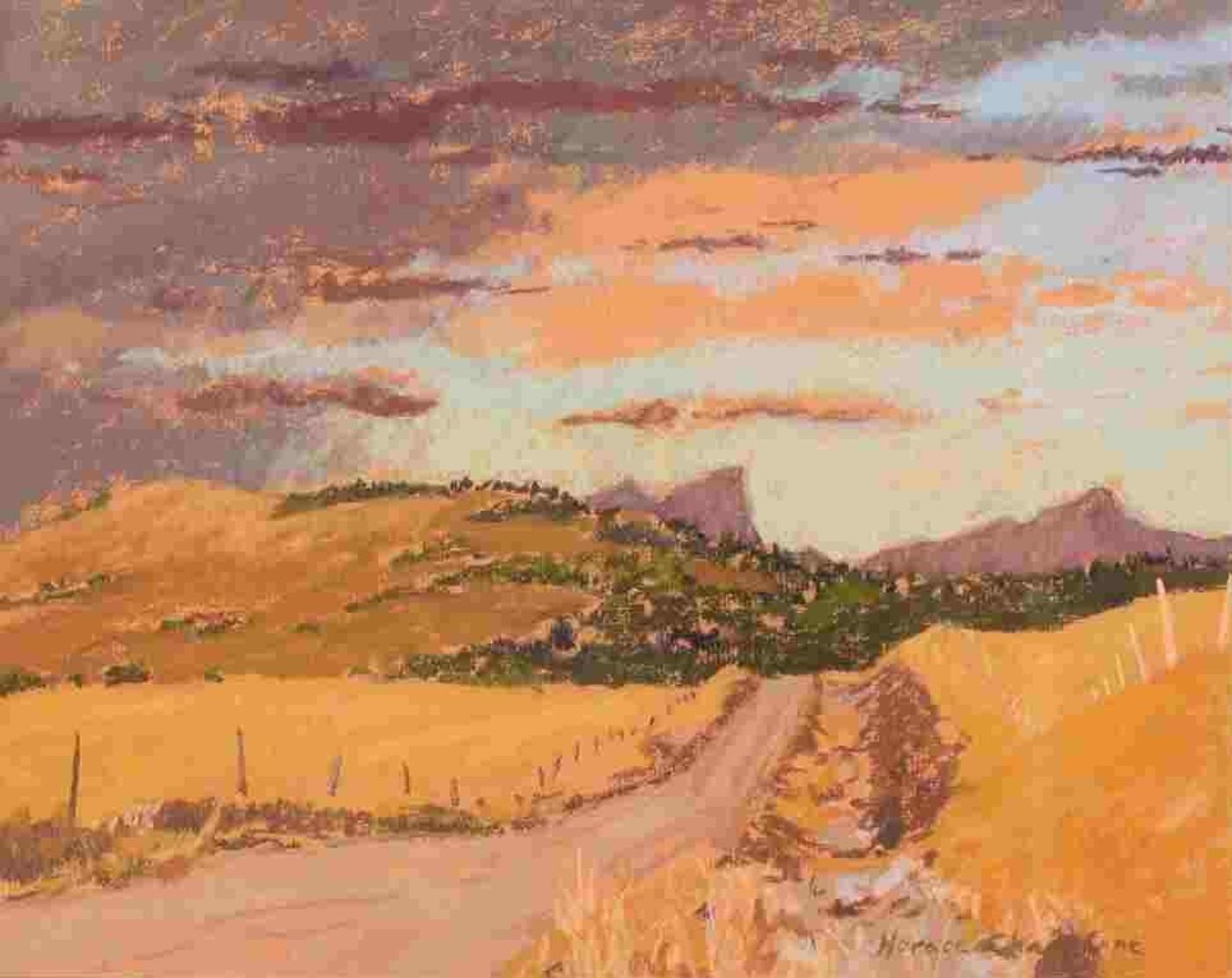 Horace Champagne (1937) - Sunrise On The Foothills (Near Cochrane); 1982