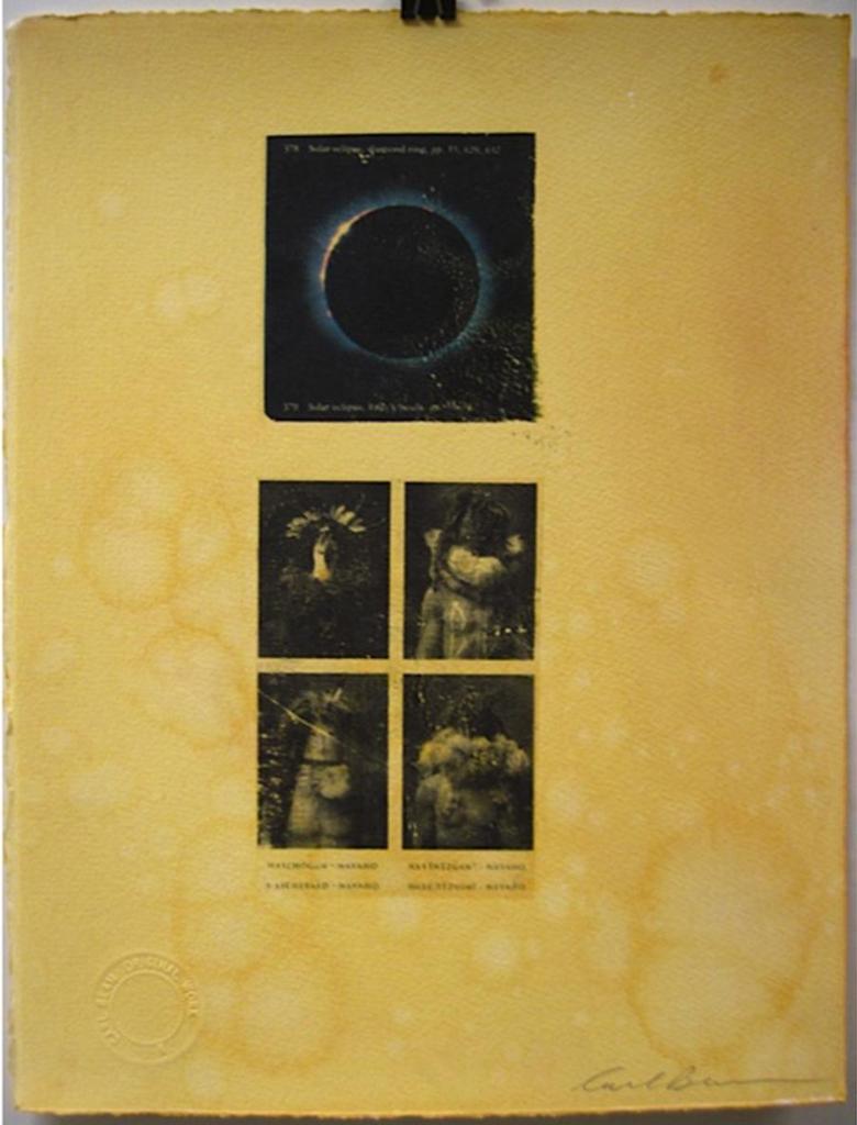 Carl Beam (1943-2005) - Solar Eclipse/Navaho