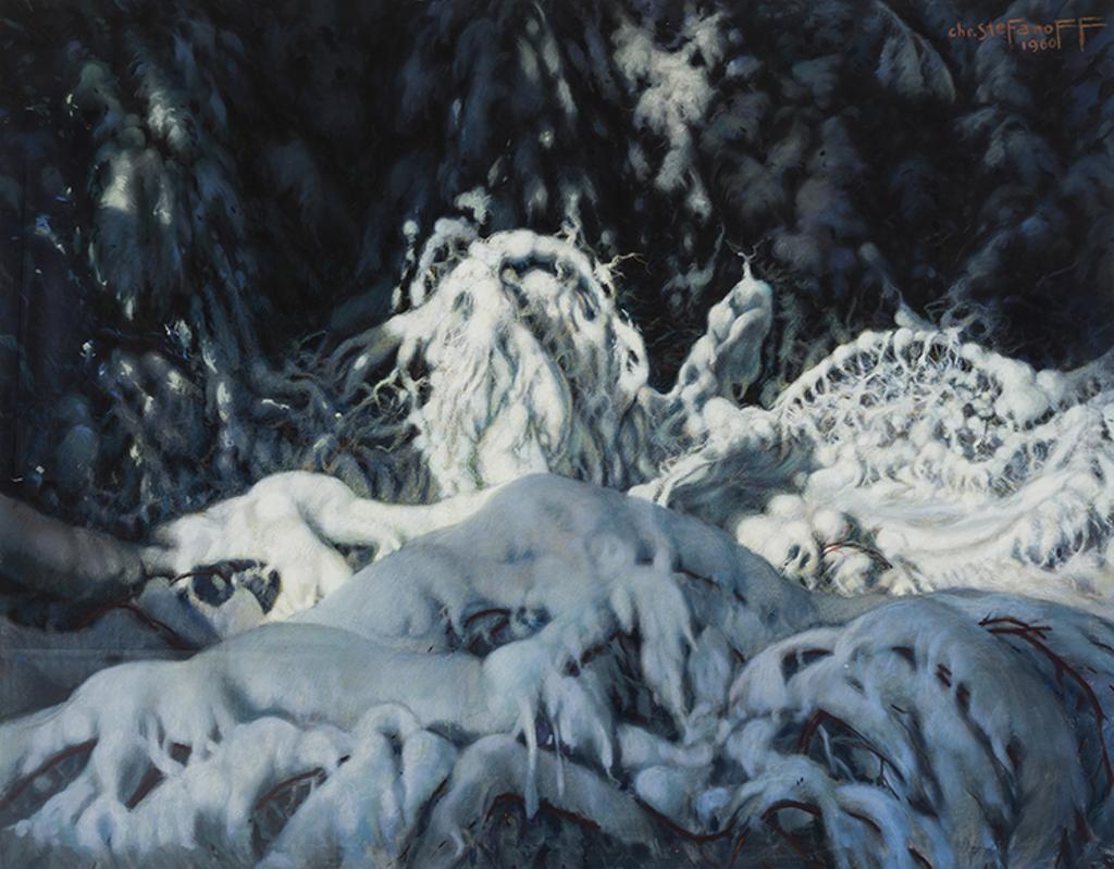 Christo Stefanoff (1898-1966) - Paysage hivernal