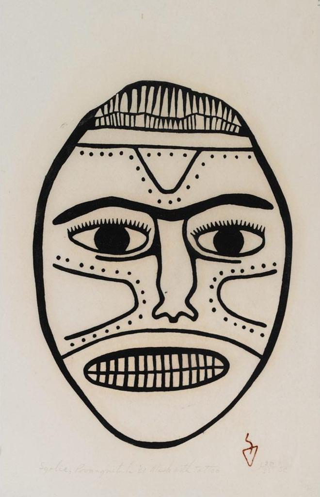 Syollie Arpatuk Amituk (1936-1986) - Mask With Tattoo