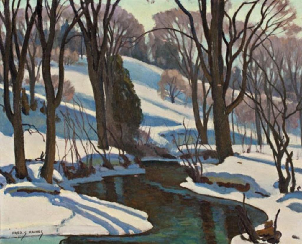 Frederick Stanley Haines (1879-1960) - Winter Morning, Cold Creek