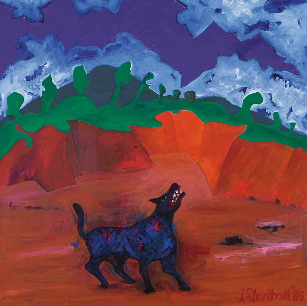 Jack Leaonard Shadbolt (1909-1998) - Storm With Dog