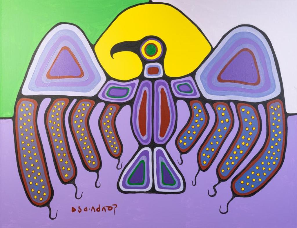 Norval H. Morrisseau (1931-2007) - Astral Thunderbird