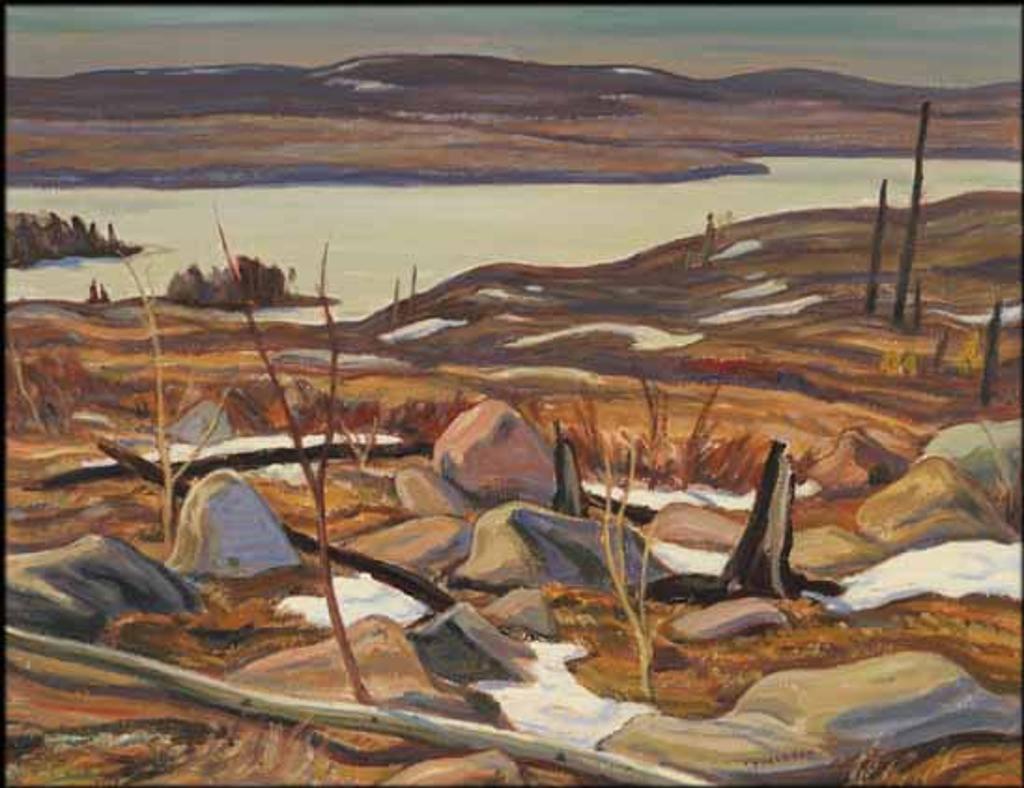 Alexander Young (A. Y.) Jackson (1882-1974) - April, Faulkenham Lake, Ontario