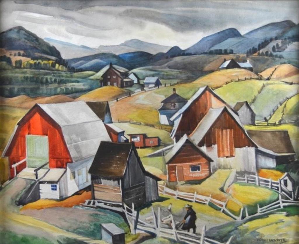 Bobs (Zema Barbara) Cogill Haworth (1900-1988) - Murray River Valley, P.Q. (1942)