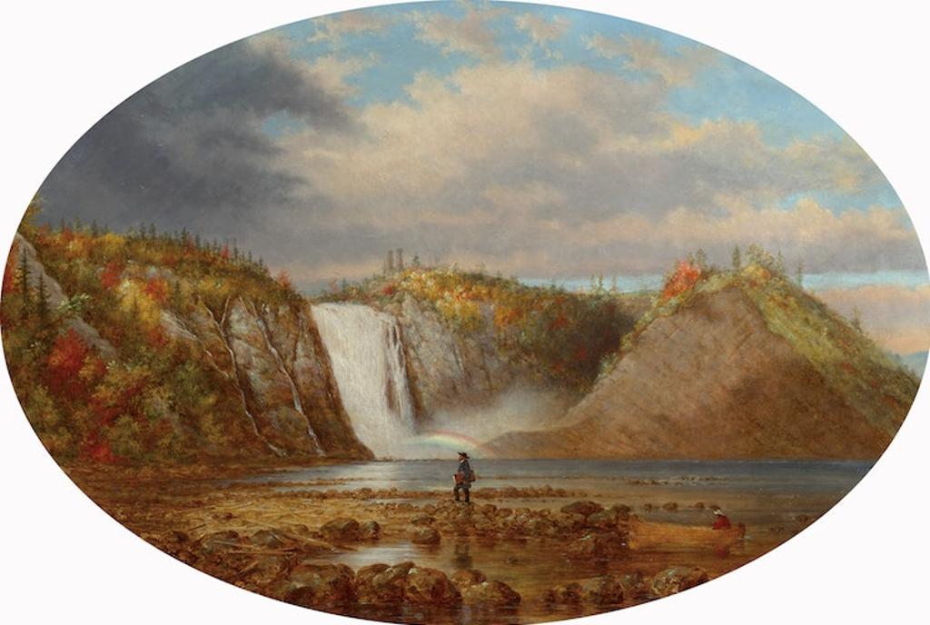 Cornelius David Krieghoff (1815-1872) - Montmorency Falls in the Autumn