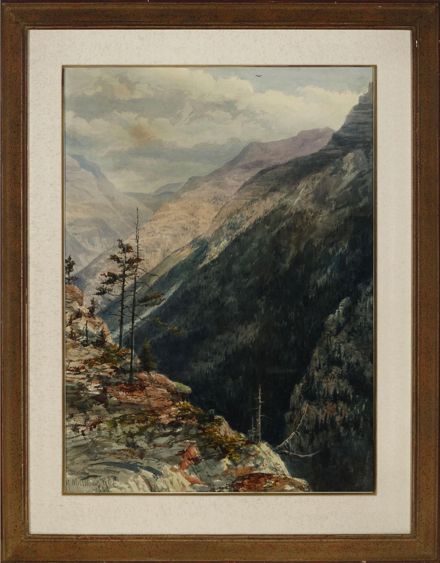 Marmaduke Matthews (1837-1913) - Surveying In The Rockies