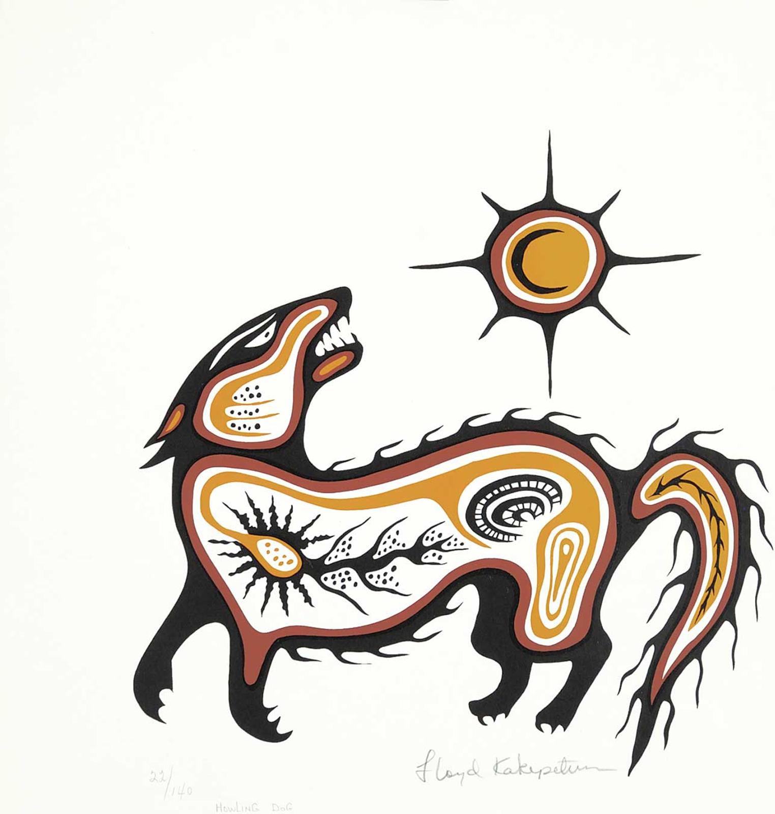Lloyd Kakepetum (1958) - Howling Dog  #22/140