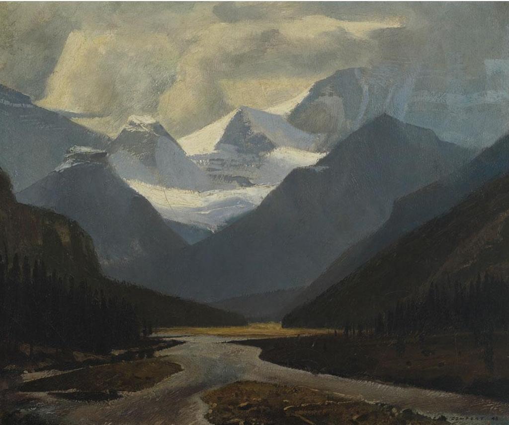 Charles Fraser Comfort (1900-1994) - Rocky Mountain Scene