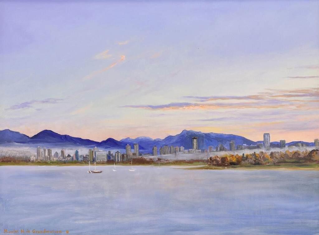 Nickola de Grandmaison (1938) - North Van From Kits Beach