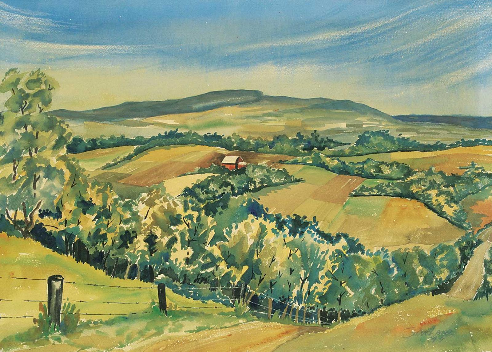 John Gordon Sinclair (1889-1980) - Untitled - Prairie Road