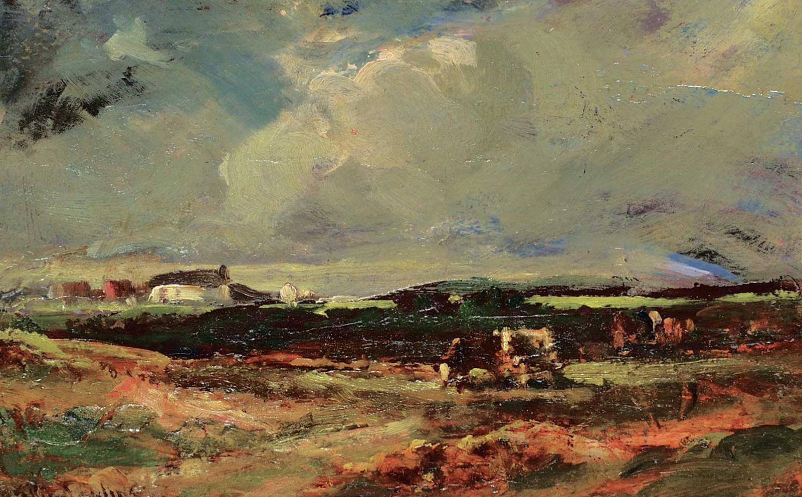 Augustus Frederick Lafosse (Gus) Kenderdine (1870-1947) - Untitled - Saskatchewan Skies