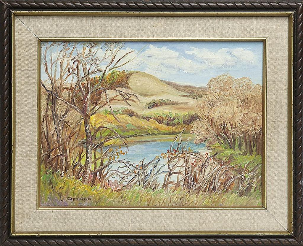 Dorothy Martin (1909-1984) - Untitled - Creek Below the Hill