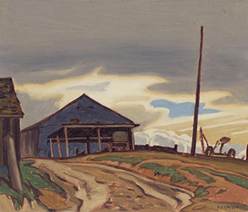 Alfred Joseph (A.J.) Casson (1898-1992) - The Old Barn