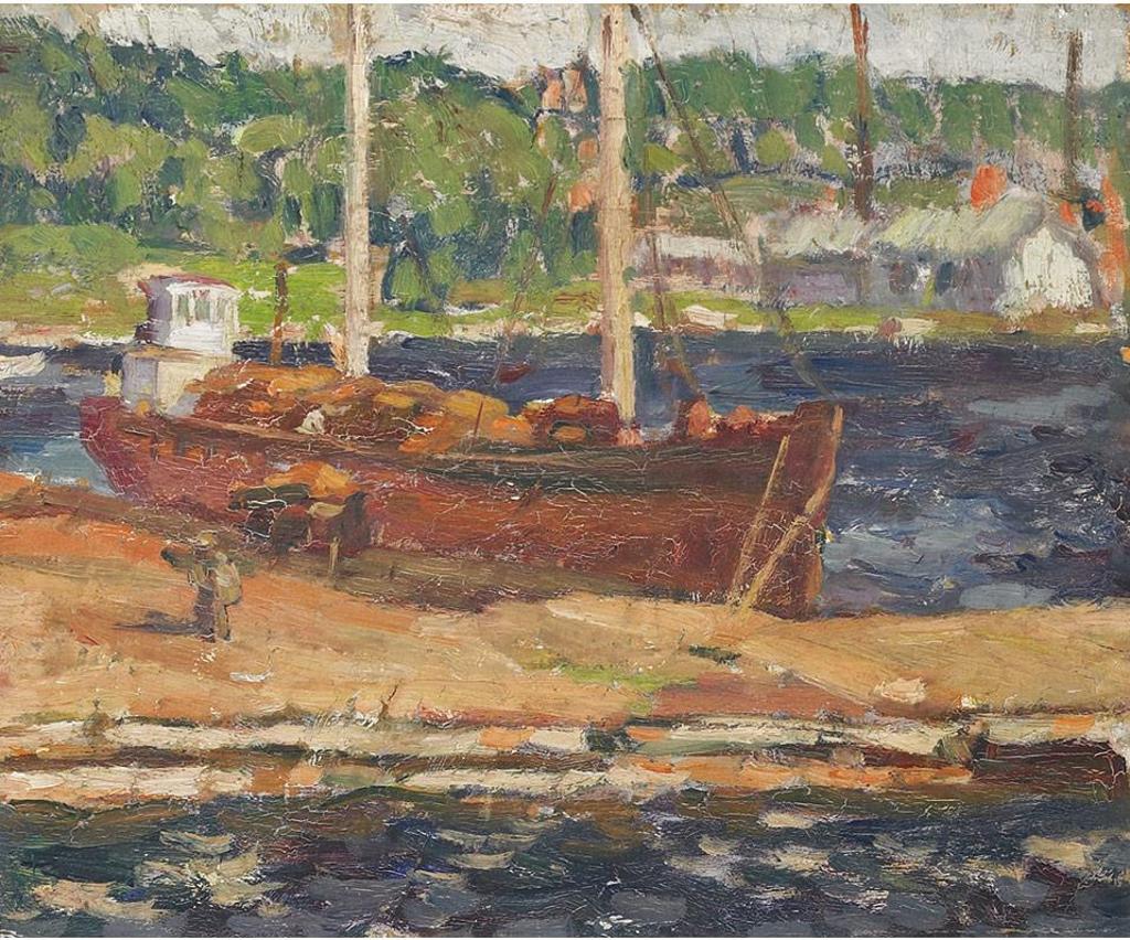 Alexander Young (A. Y.) Jackson (1882-1974) - Fishing Boat
