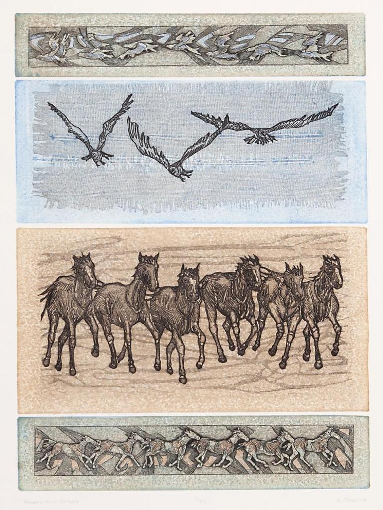 Helen D. Mackie (1926-2018) - Hawks and Horses