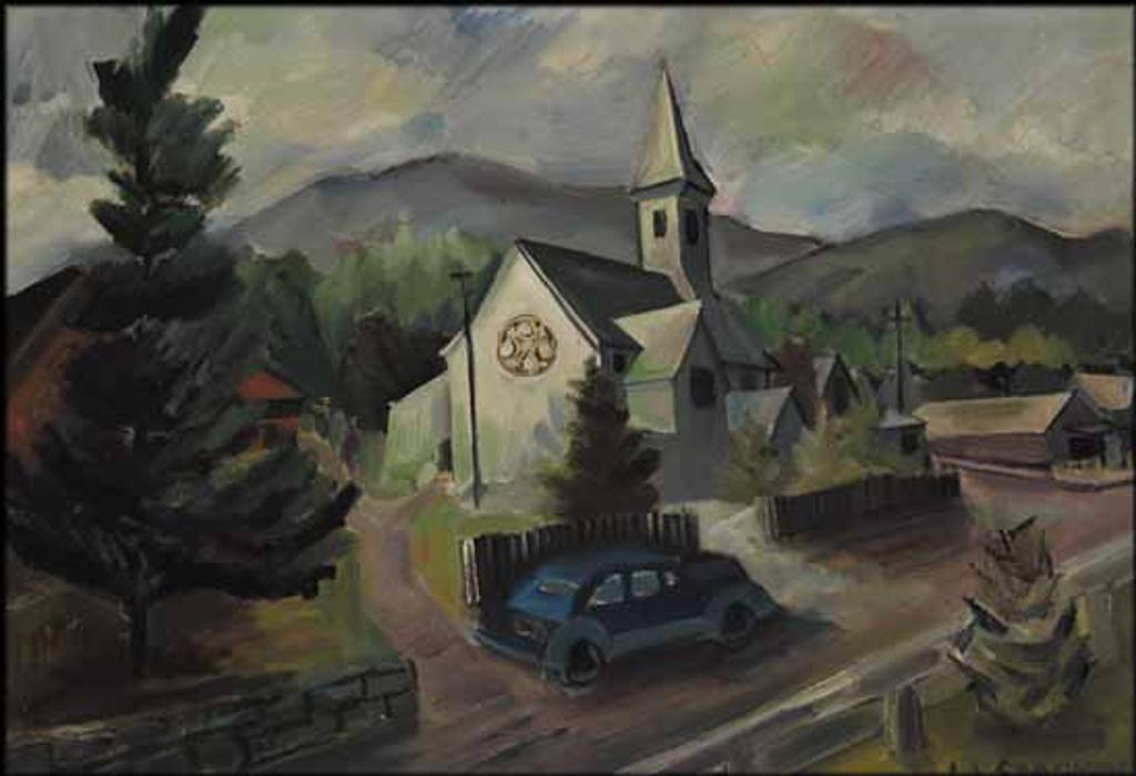 Jack Leaonard Shadbolt (1909-1998) - Church, Saanich