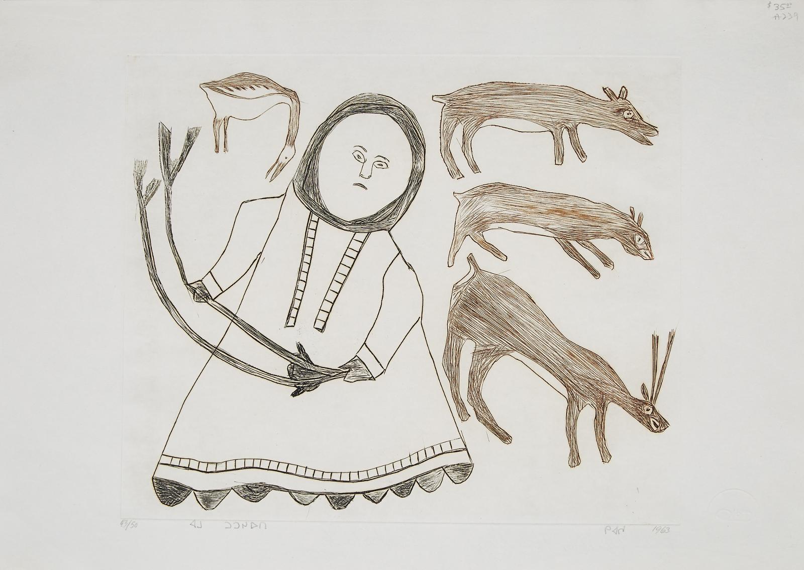 Kiakshuk (1886-1966) - Caribou Hunting