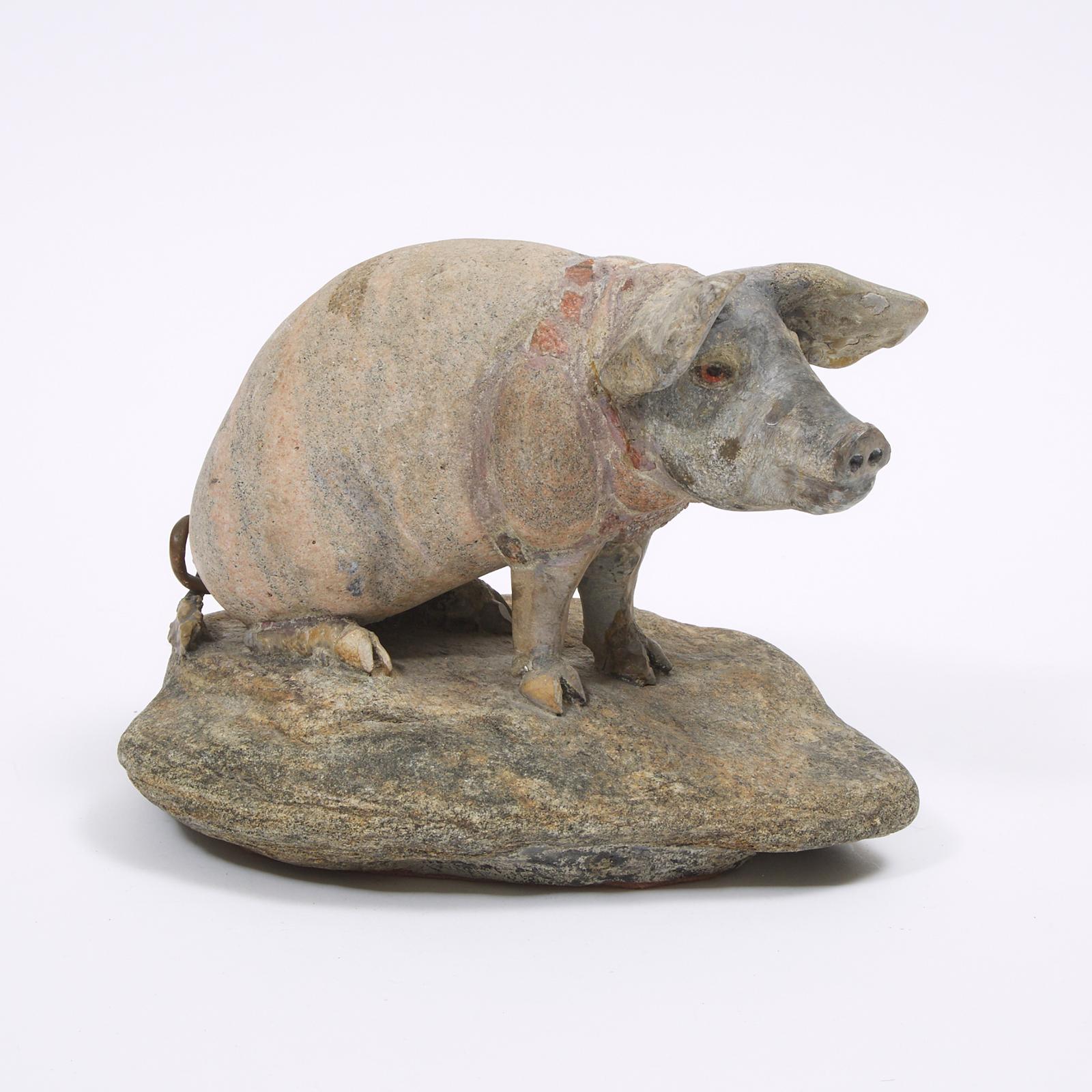 Marina Fricke (1929) - Seated Pig