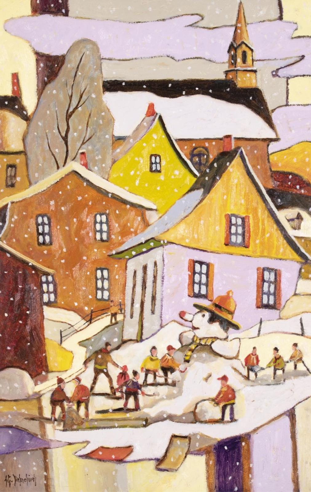 Jean-Guy Desrosiers (1934) - Lhiver Espiegle (Quebec)