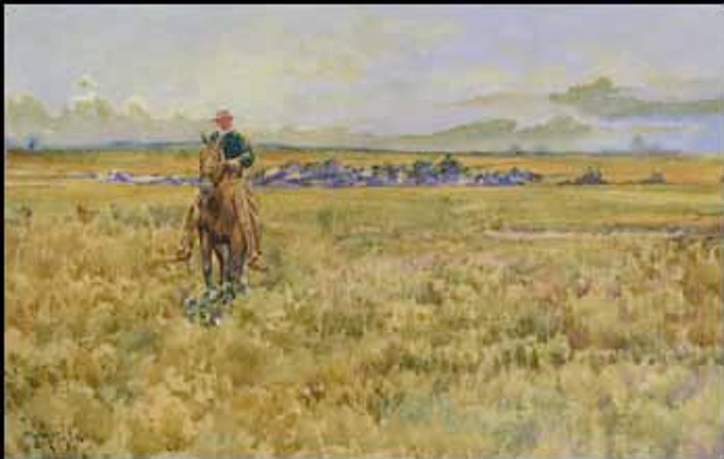 John Sloane Gordon (1868-1940) - Out on the Range