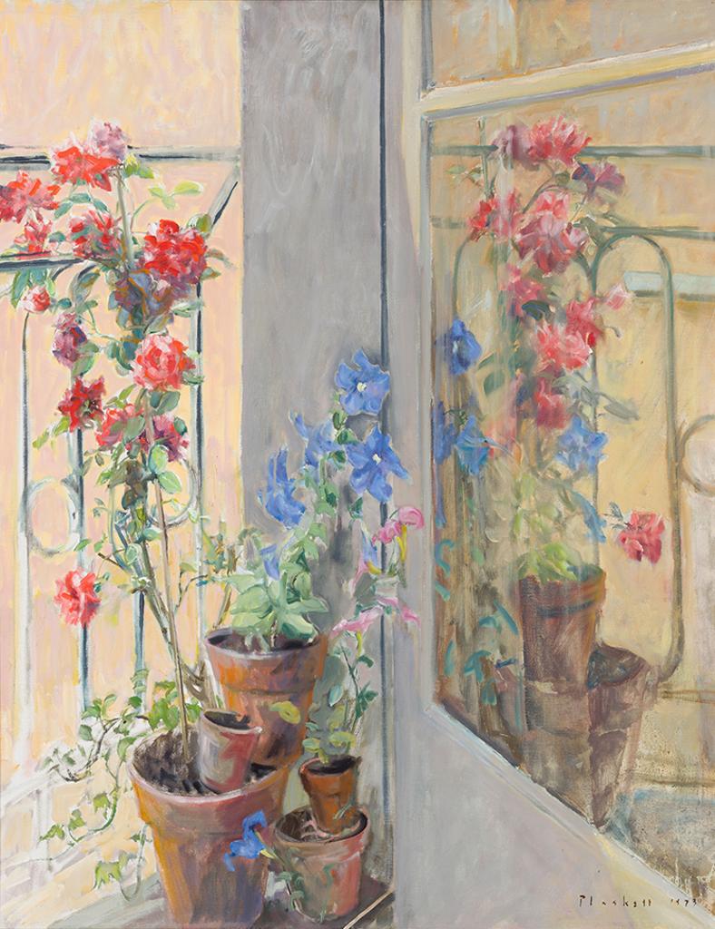 Joseph (Joe) Francis Plaskett (1918-2014) - Balcony Flowers (2)
