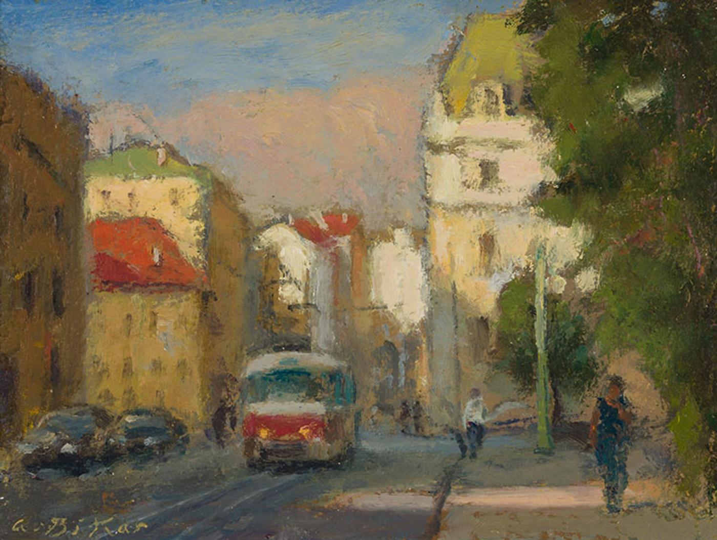 Antoine Bittar (1957) - The Tram, Prague