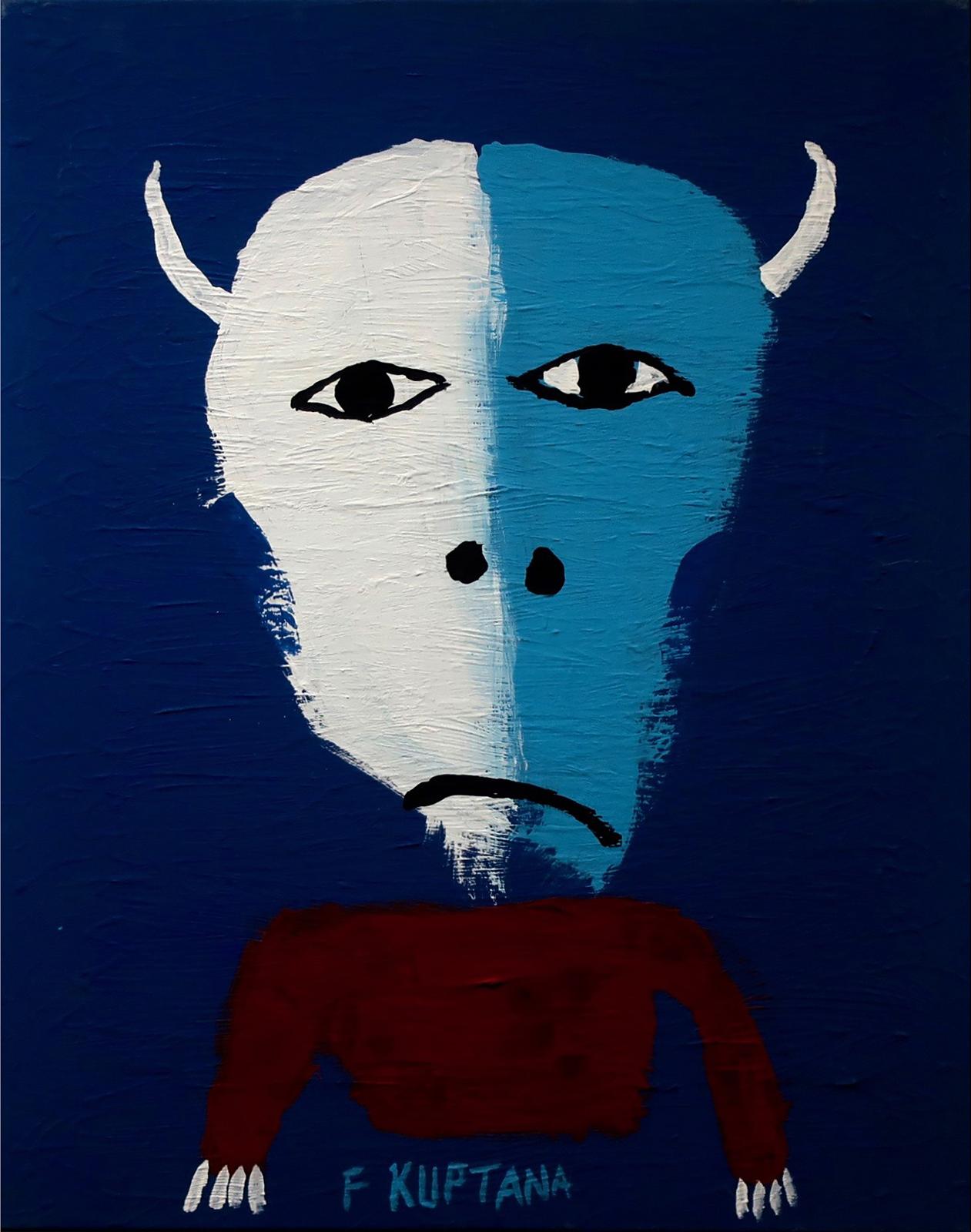 Floyd Kuptana (1964-2021) - Untitled (Buffalo Man)