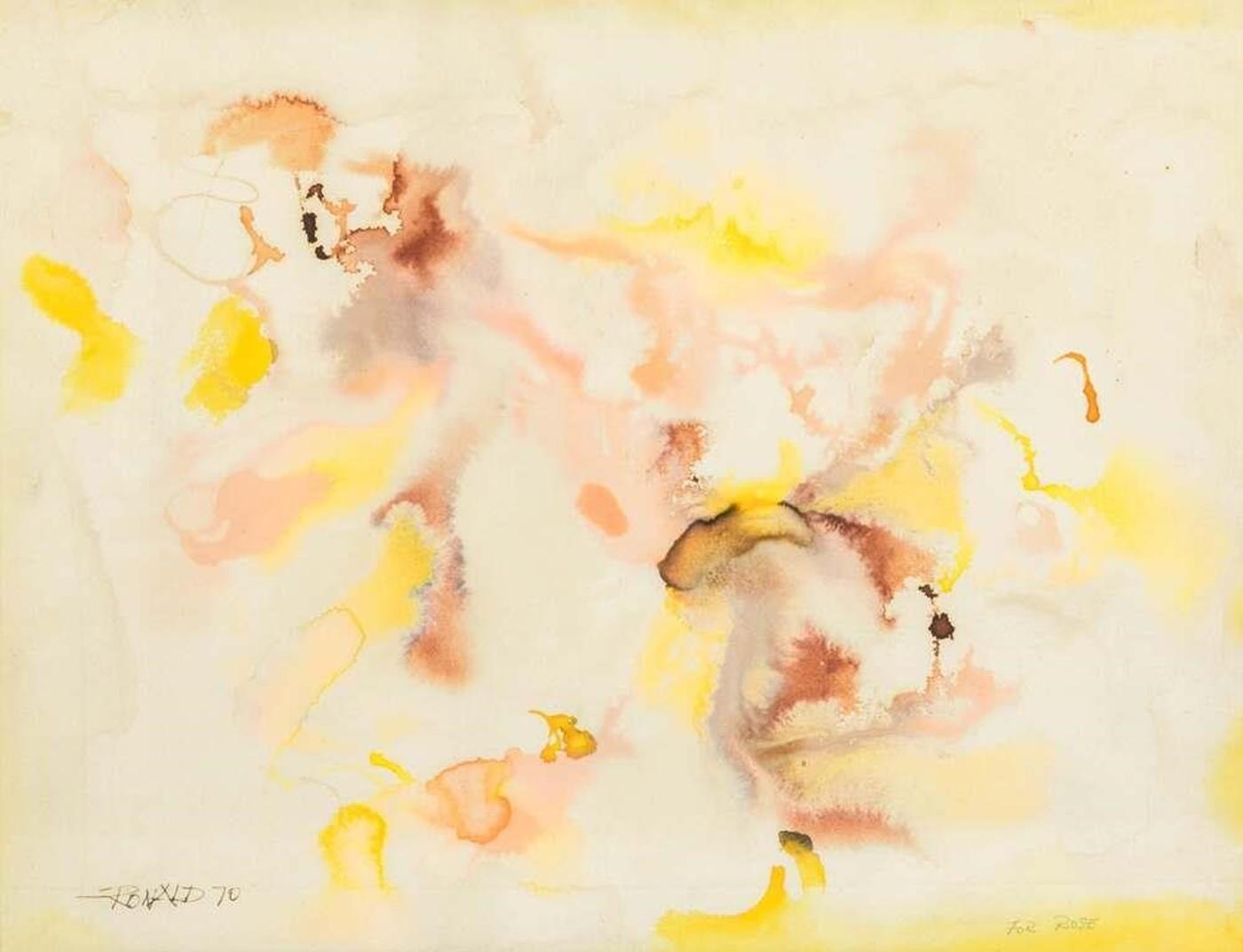 Willam Smith Ronald (1926-1998) - For Rose (1970)