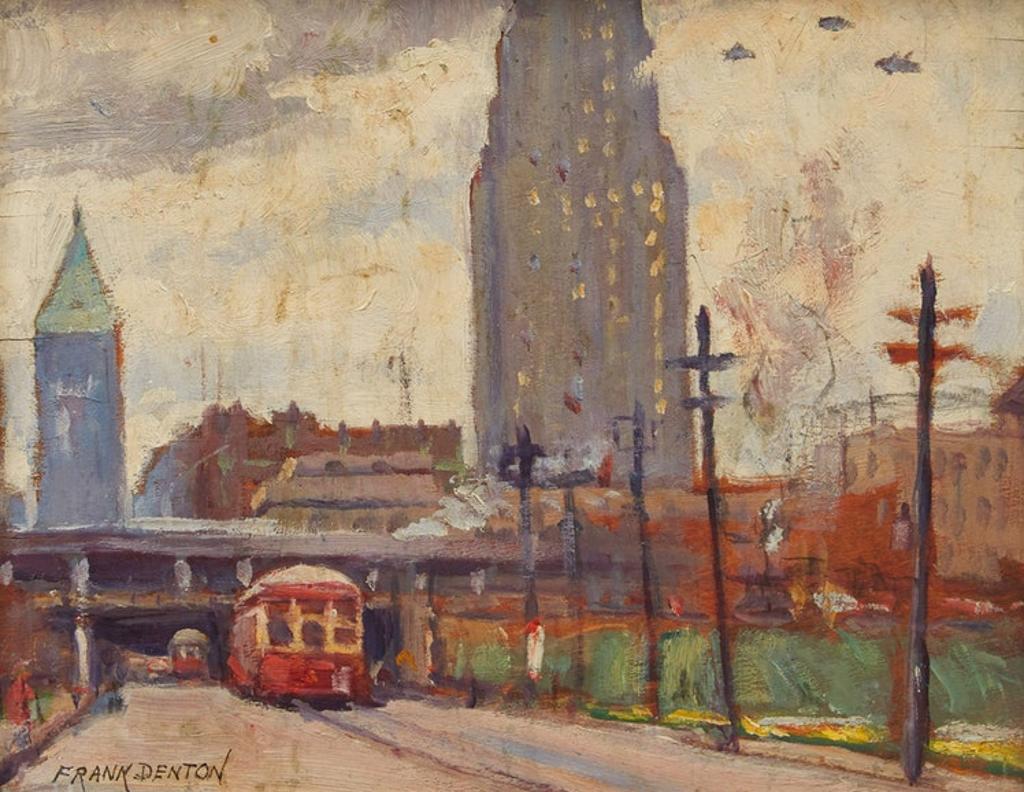 Frank Denton - View Looking North on York Street, Toronto