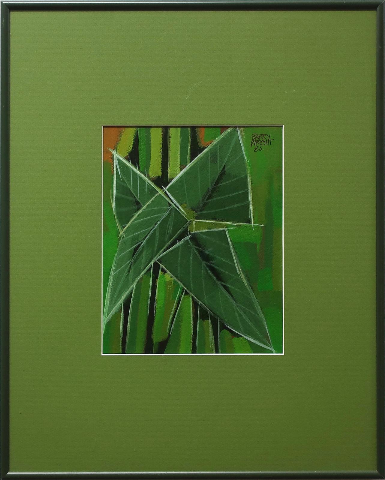 Barry Wright - Untitled (Green Leaves)