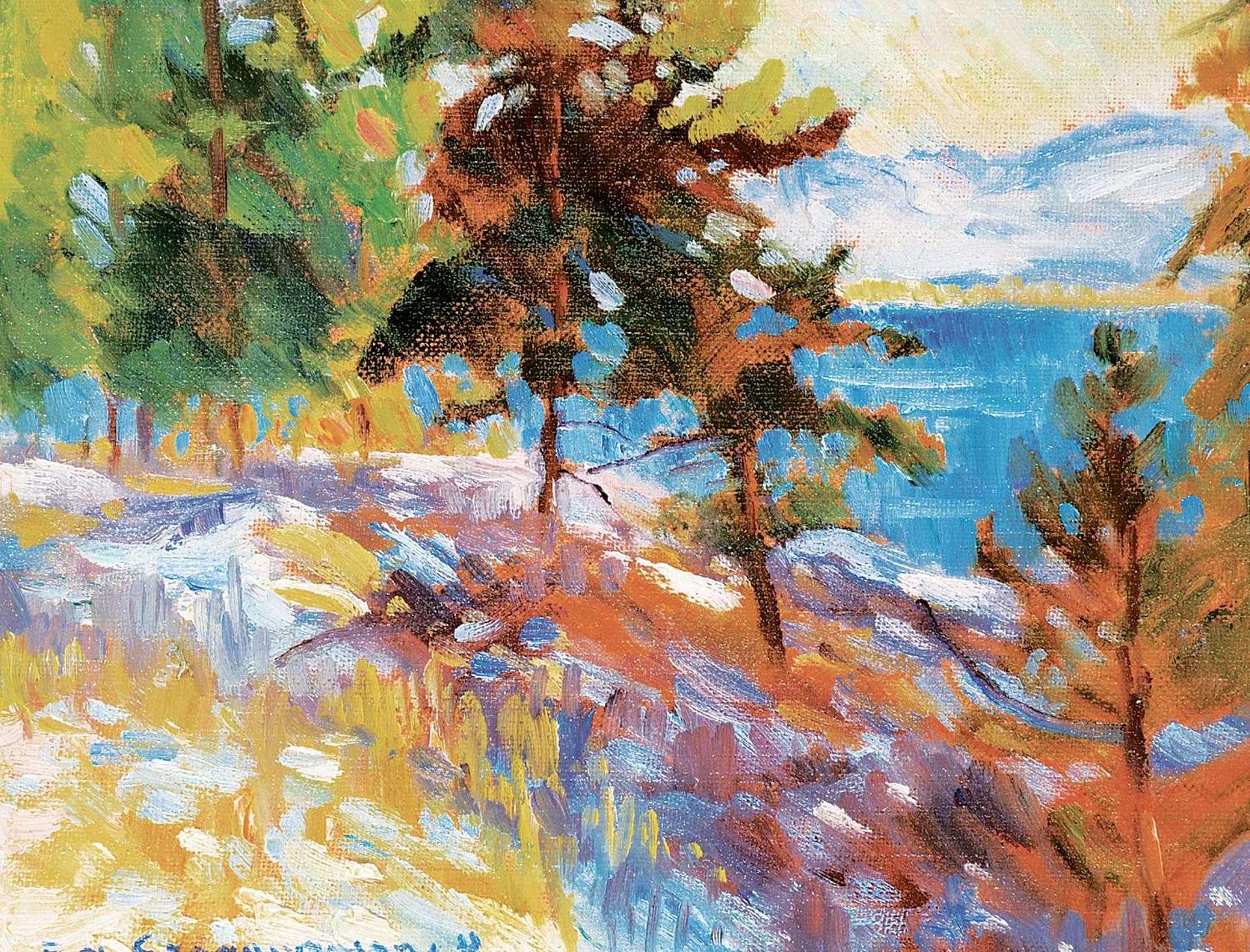 Orestes Nicholas (Rick) Grandmaison (1932-1985) - Late Sun and Pine