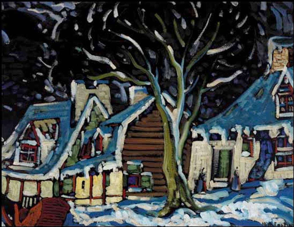 Marc-Aurèle Fortin (1888-1970) - Maisons en hiver