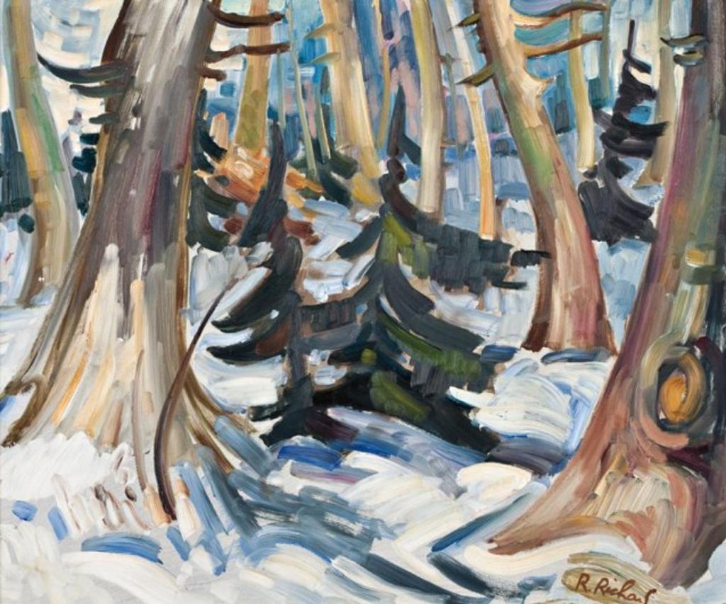 René Jean Richard (1895-1982) - Northern Forest, Winter