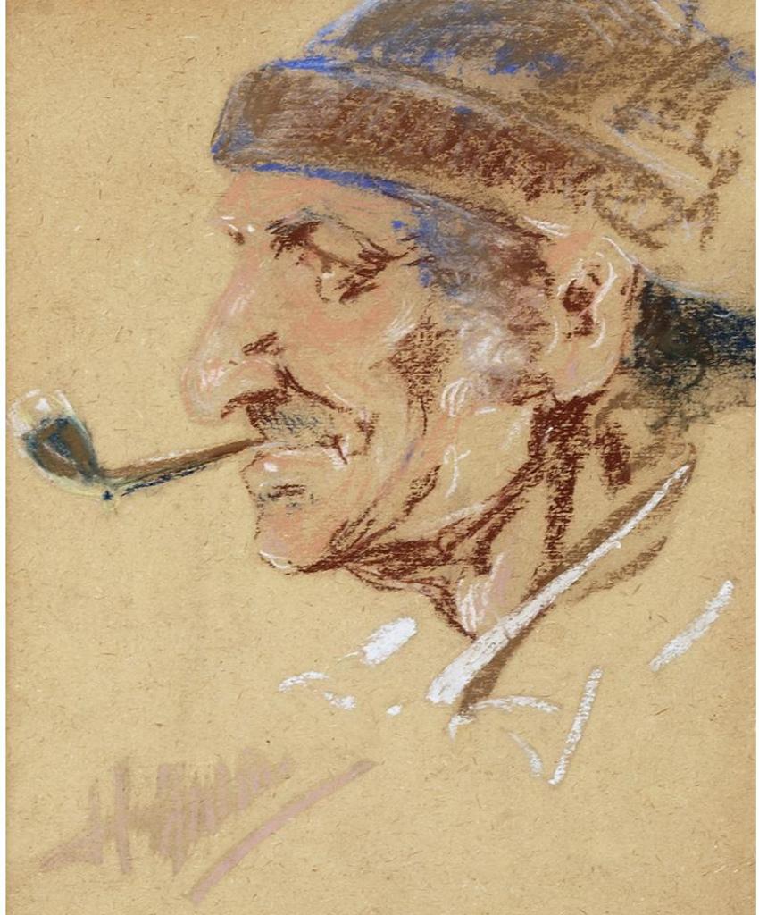 Octave Henri Julien (1852-1908) - Profil D’Un Homme