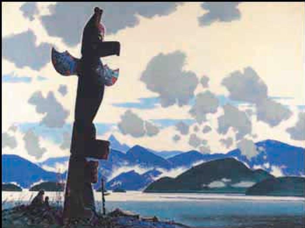George Franklin Arbuckle (1909-2001) - Totem Pole - Vancouver Island