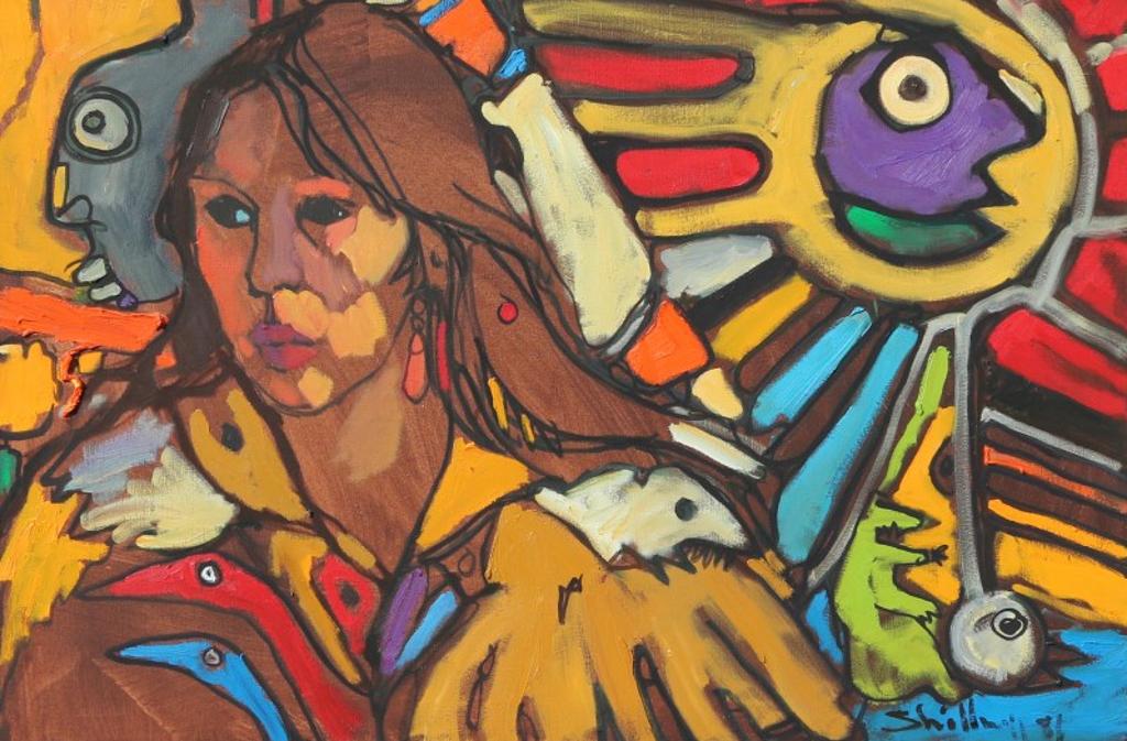 Arthur Shilling (1941-1986) - Ojibwa Portrait