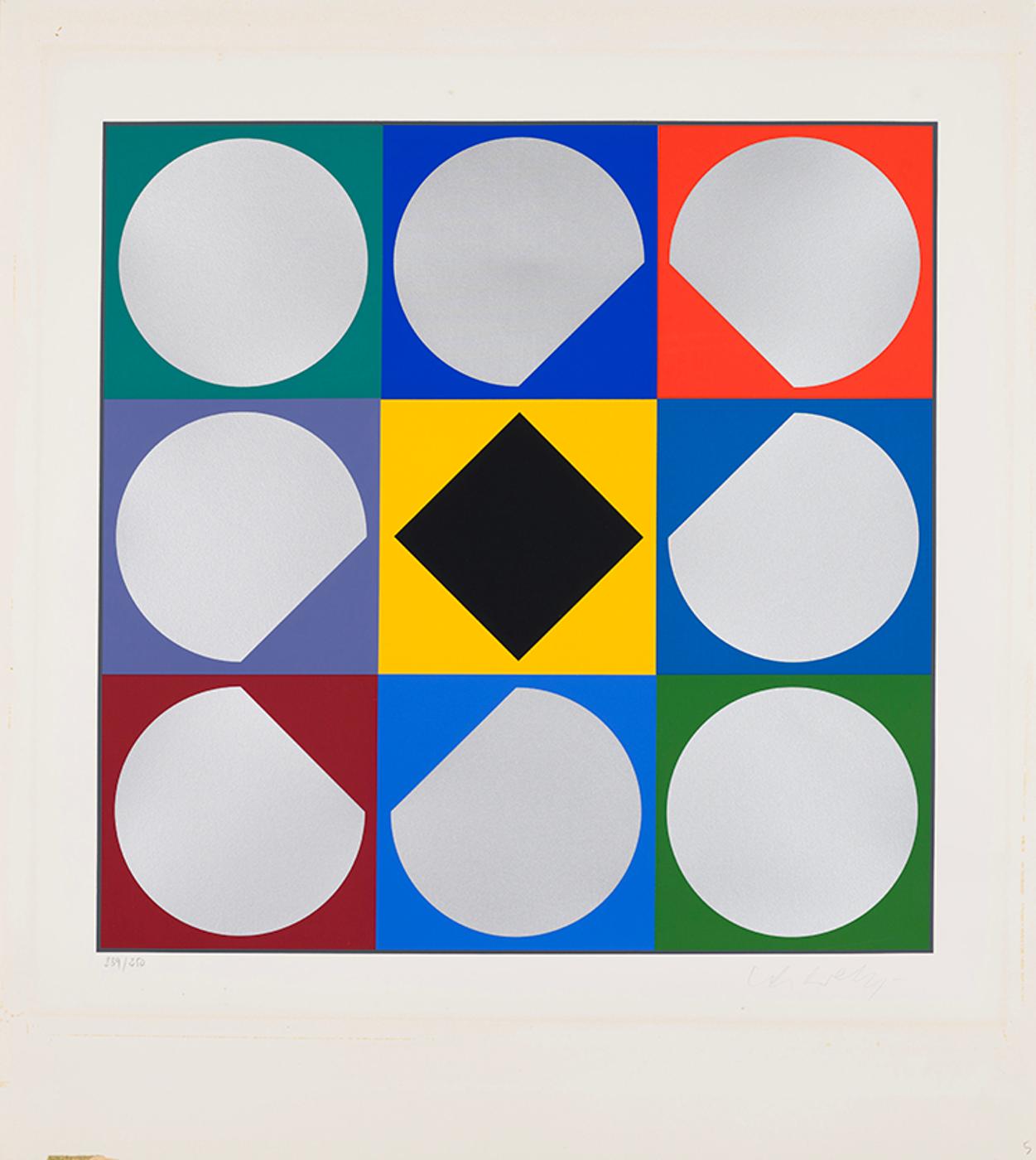 Victor Vasarely (1906-1997) - Opale 3