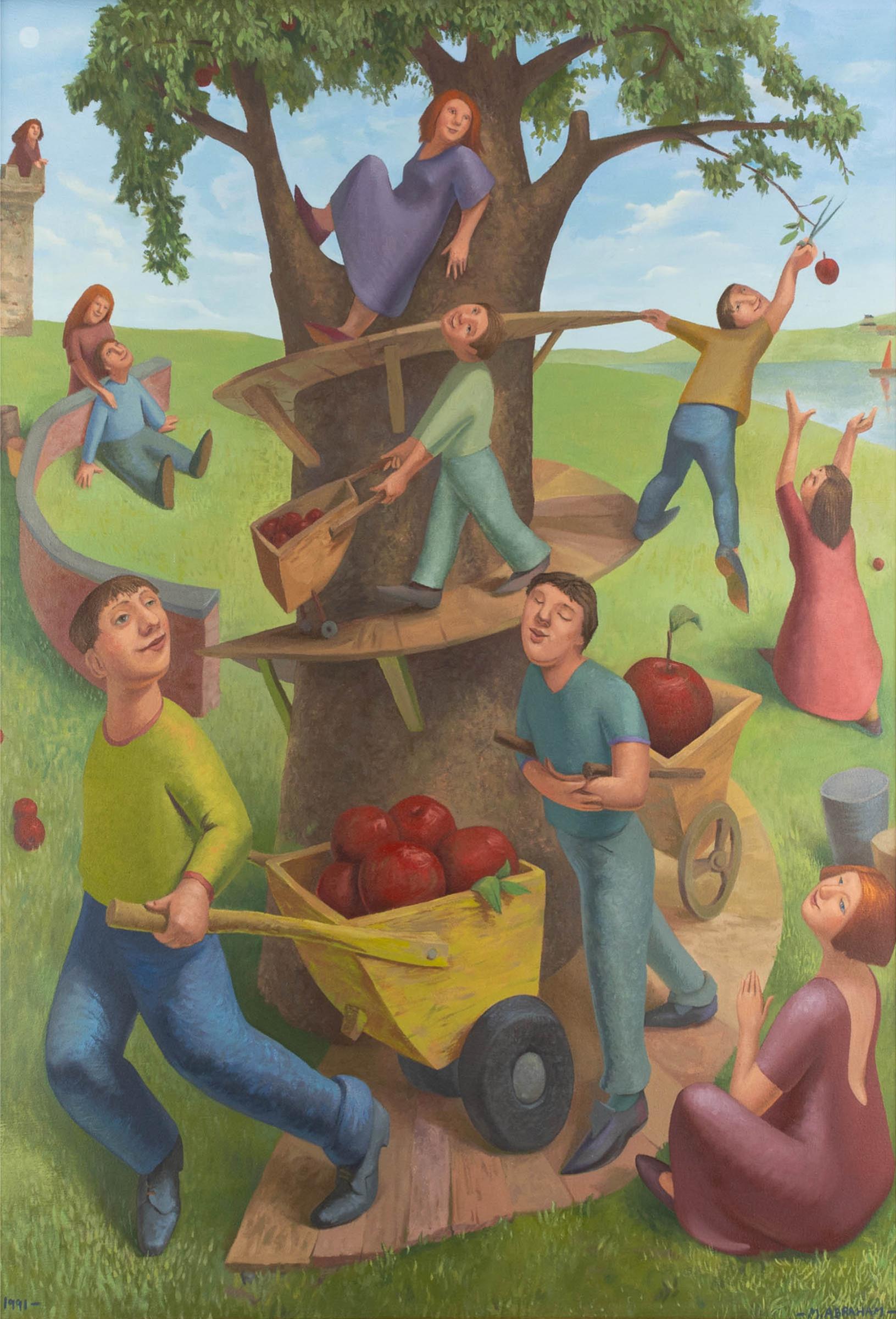 Michael Abraham (1965) - Untitled (Apple Picking), 1991