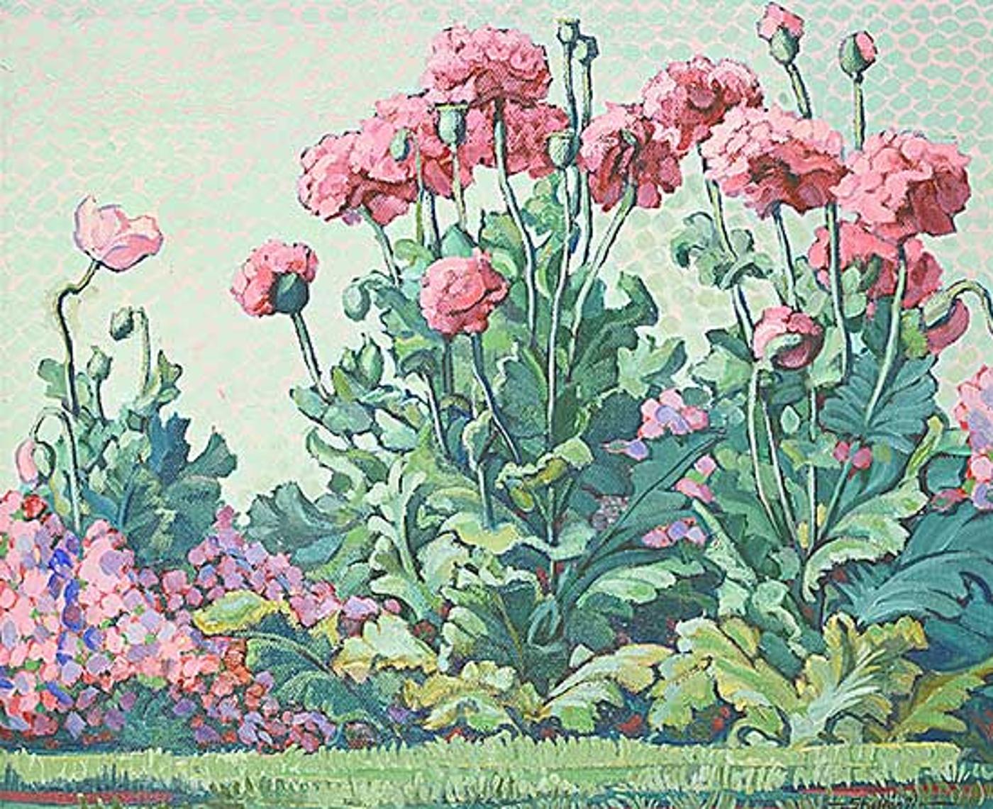 Margaret Dorothy Shelton (1915-1984) - Peony Poppies