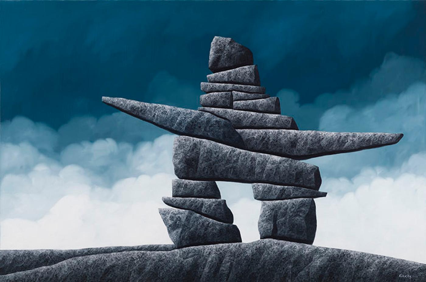 Ken Kirkby (1940-2023) - Inukshuk