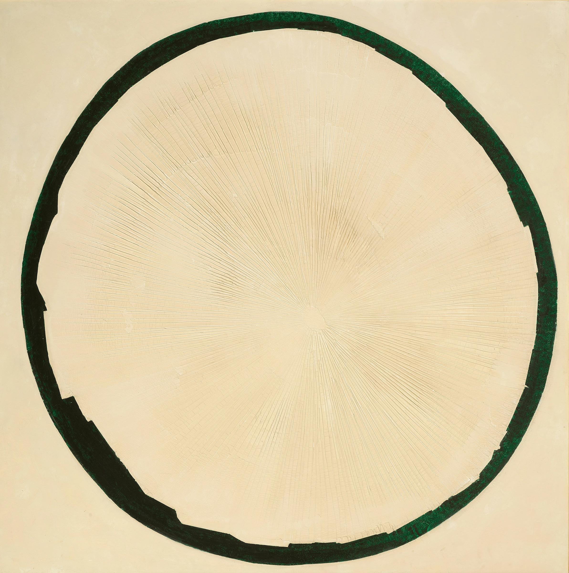 Ronald Langley Bloore (1925-2009) - White Sun-Green Rim, 1960