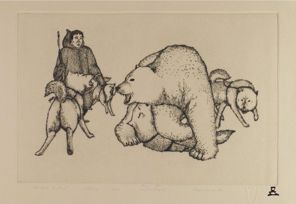 Andrew Qappik Karpik (1964) - Caribou; Pangnirtung; Skillful Hunting