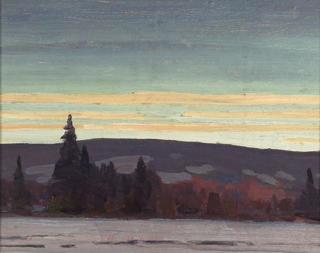 Frederick Nicholas Loveroff (1894-1960) - Sunset, Northern Lake